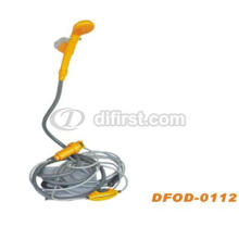 Battery Powered Portable Shower for Outdoor Using